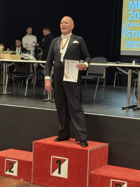Volker Kron bei der Siegerehrung